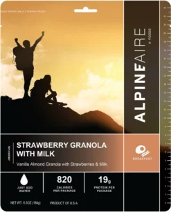 AlpineAire Foods Strawberry Granola with Milk - None