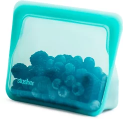 Stasher Stand-Up Stasher Bag - 28 fl. oz. - Aqua -Camp Kitchen Sales Store f6a22960 6ce3 494d 9175 93918f6dd3e9