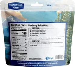 Backpacker's Pantry Hot Blueberry, Walnut, Oats & Quinoa Cereal - 1 Serving 6 Backpacker's Pantry Hot Blueberry, Walnut, Oats & Quinoa Cereal - 1 Serving -Camp Kitchen Sales Store f6fb24d2 9063 4b32 bdbf b00d603db238