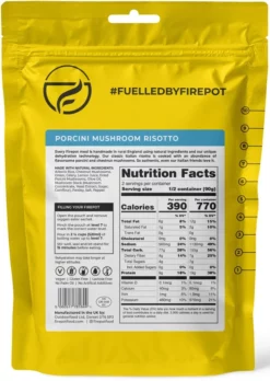 Firepot Porcini Mushroom Risotto - 2 Servings - None -Camp Kitchen Sales Store feb162f3 bd5c 4e9f 9932 4148803867ab